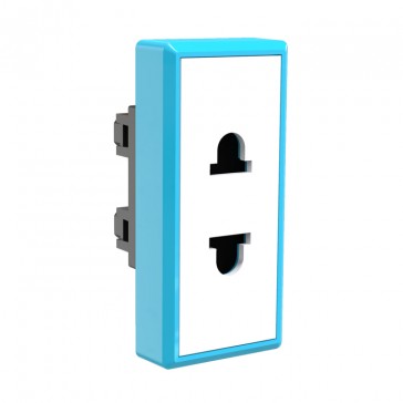Safe 2 Pin Socket – Sky Blue